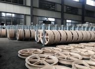 Conductor liado sola rueda Stringing Blocks de la polea acanalada del diámetro 660m m de nylon
