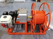Extractor de cabrestante de cable de tracción de tambor de 7,5 m/min 50KN