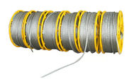 Piloto trenzado galvanizado 30m m anti Wire del cable de acero del hexágono de la torsión