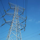 Torre de la línea eléctrica de la transmisión del acero Q235 Q345 del HDG