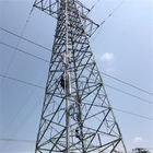ASTM A123 galvanizados enrejan la torre de acero para la línea de transmisión