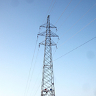 Línea de transmisión del circuito del doble del acero Q235B Q345B Q420 torre