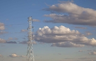 Torre de acero galvanizada de la transmisión de poder de Q345B A572