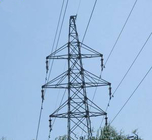 11 - El acero del ángulo 500KV enreja la torre eléctrica de la transmisión
