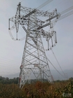 Torre de acero de la transmisión del pilón del ángulo de Q245 Q355