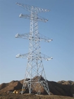 Línea de transmisión de poder del acero del enrejado de 33KV 130KV 500KV torres