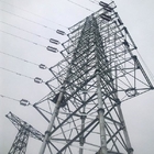 torre de acero de la transmisión del enrejado de 220kv HDG Q235B Q345B