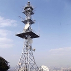 Torre de acero autosuficiente del sitio de la célula de las telecomunicaciones de Q235 Q345 para la transmisión de la señal
