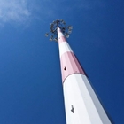 Torre de antena monopolar de acero galvanizada para las telecomunicaciones