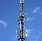 Torre de antena de acero monopolar de Q235B Q345B Q420 para la difusión