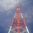 Torre de acero de la telecomunicación tubular del ISO 1461 ASTM A123 HDG