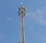 ASTM A123 galvanizados enrejan la torre de acero de las telecomunicaciones del ángulo tubular