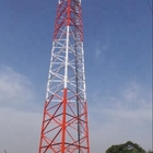 Torre de acero de la telecomunicación angular 10meter de Sst galvanizada con la luz de la aviación