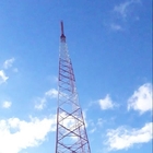 Torre de acero el 100m de las telecomunicaciones angulares de la TV con la inmersión caliente galvanizada