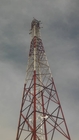 4 ángulo angular de la electricidad de la pierna 100M Telecom Steel Tower poste