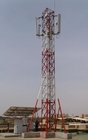 Enrejado de acero de la torre de antena de los 10m de la electricidad del tejado del G/M