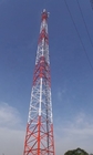 torre de acero de la telecomunicación de los 40m, torre de antena monopolar