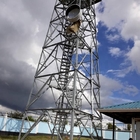 electricidad de la torre del enrejado de la telecomunicación de 10meters G/M