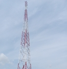 4 radio de acero galvanizada Legged Wifi G/M de la comunicación de la torre del ángulo de ASTM A123