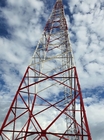 Torre de acero galvanizada caliente de la telecomunicación 10m del poste de muestra