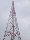 Torre de acero galvanizada caliente de la telecomunicación 10m del poste de muestra