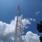torre de acero galvanizada sumergida caliente Q345 de la telecomunicación de los 60m