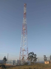Galvanización móvil de la telecomunicación de 4 piernas de la antena de acero angular de la torre