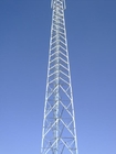 La inmersión caliente de la torre de acero tubular de la telecomunicación galvanizó Q355