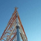 Autosuficiente galvanizada torre monopolar de acero móvil del triángulo de WiFi