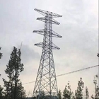 Línea eléctrico Legged de Transimission del proyecto del sitio de la torre cuatro de acero