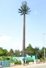 Torre de acero galvanizada de la antena artificial del árbol de la inmersión caliente para la telecomunicación