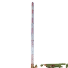 Torre de acero de la telecomunicación del enrejado del palo de Guyed con los 72m galvanizados los 92m