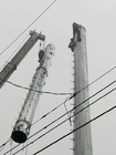 Torre de acero de la telecomunicación de acero Q235 con la inmersión caliente galvanizada