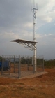 La torre de radio monopolar de la antena de microonda galvanizó Q345 de acero
