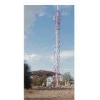 La torre de acero del tejado de Q345 Q235 para la inmersión caliente de la telecomunicación galvanizó