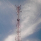 torre de acero tubular Legged 3 de los 80m para la telecomunicación