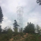 Torre tubular de acero galvanizada de la inmersión caliente para la telecomunicación