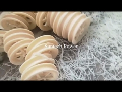 Cuatro liaron cinco poleas de nylon del conductor de las poleas que atan para la línea de transmisión