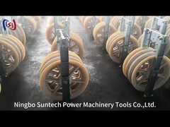 cable liado de arriba de Stringing Blocks For del conductor de nylon de los rodillos de 660m m