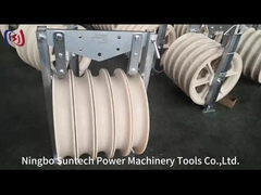 piloto Wire Rope Condutor de las gavillas de 660m m Nylone que ata el bloque de polea