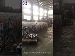 Torres de elevación de trenzas con trenzas de rodillo de rodillo de acero para elevación