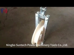 508mm 40KN solo alambre de nylon tirando de bloques Conductor encadenando bloques