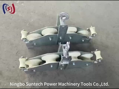 Bloque de polea de cable de fibra óptica 10KN OPGW Bloque de cuadrante de tipo combinado SHZHD10