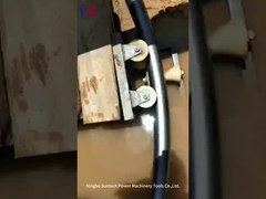 Rodillo de cable de tierra de esquina de 10KN para obras de construcción de líneas de transmisión