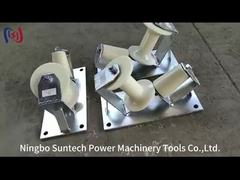 Trabajos de construcción de un solo sentido de cuerda colocación de bloques de cable de rodadura de rodillos