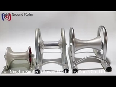 Cable eléctrico de acero con rueda de polea, conductor de cuerda, herramientas de cuerda