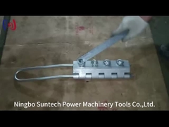 Tipo de perno, agarre redondo de cuerda de acero 70KN, tirador de cable, abrazador de cuerda