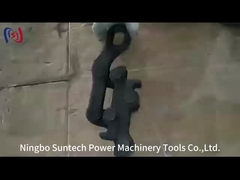 Clampada de alambre de tierra de agarre automático de tipo mandíbula paralela 16KN para línea de transmisión