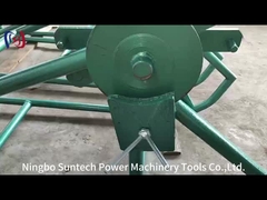 ISO 15101 59kg Estantes de carrete de cable eléctrico de tensión hidráulica para líneas aéreas