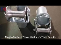 Rodillo de bobina de cable de tipo de boquilla de 90 mm con rueda de nylon